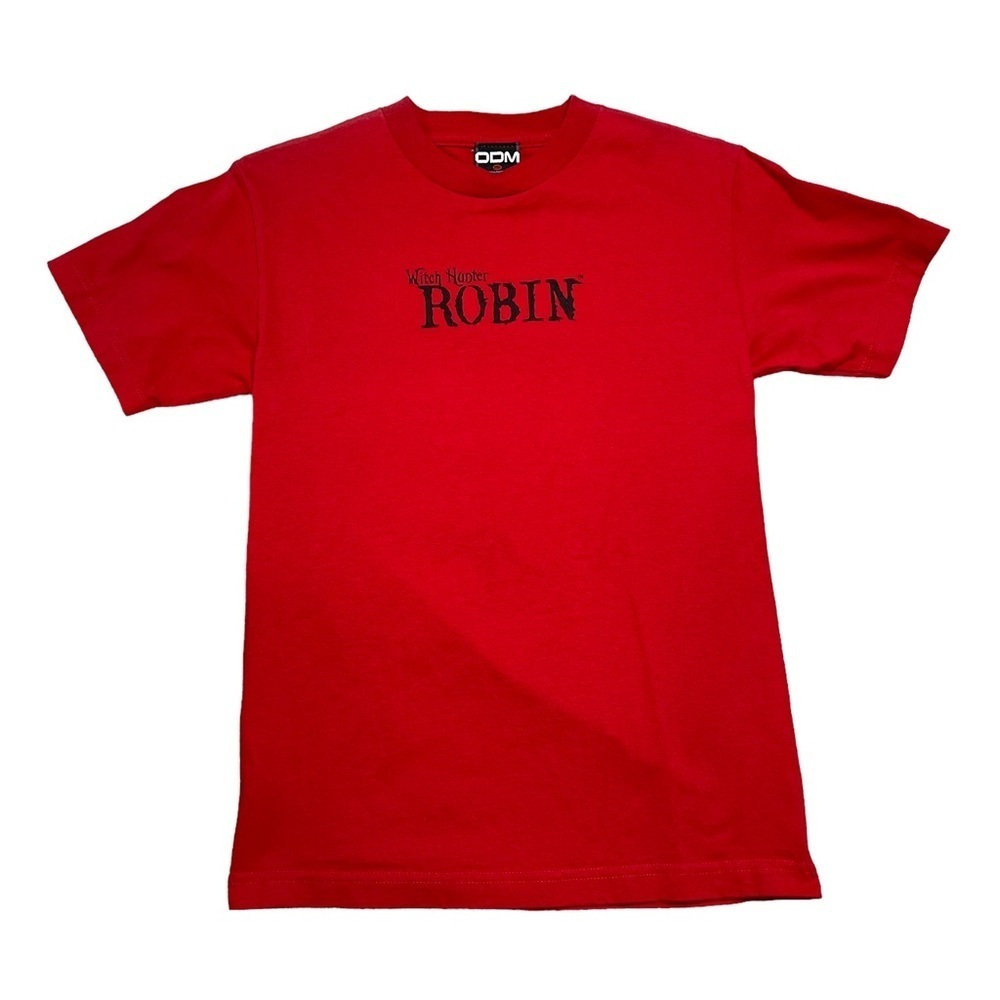 Vintage Witch Hunter Robin Anime Red Graphic T Shirt